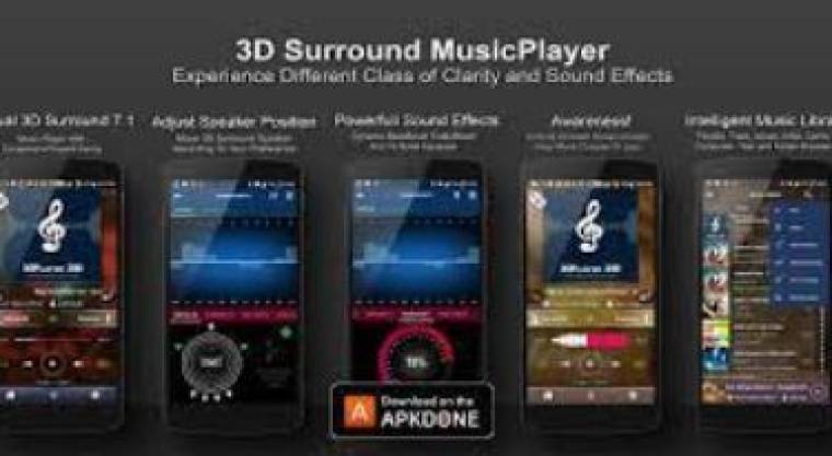 3D Surround Music Player Mod APK